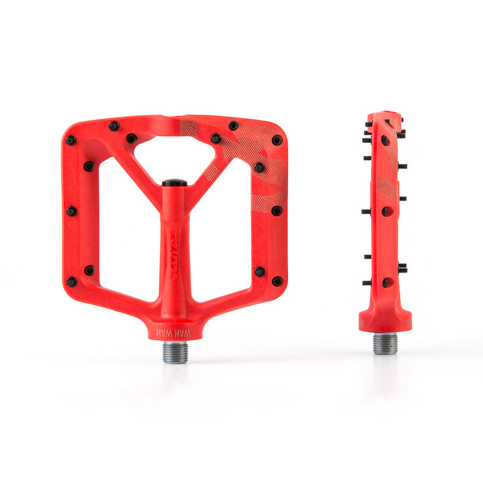 Pedaler Kona Wah Wah 2 Plastic, röd