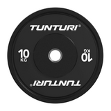 Viktplatta TUNTURI Platinum Bumper Plate, svart, 50mm, 5 kg
