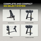 Justerbar hantel TUNTURI MX55 Hantel 4,5-24,9 kg, räfflad