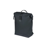 Ryggsäck med pakethållarfäste BASIL SoHo Nordlicht, 17 L, LED, svart