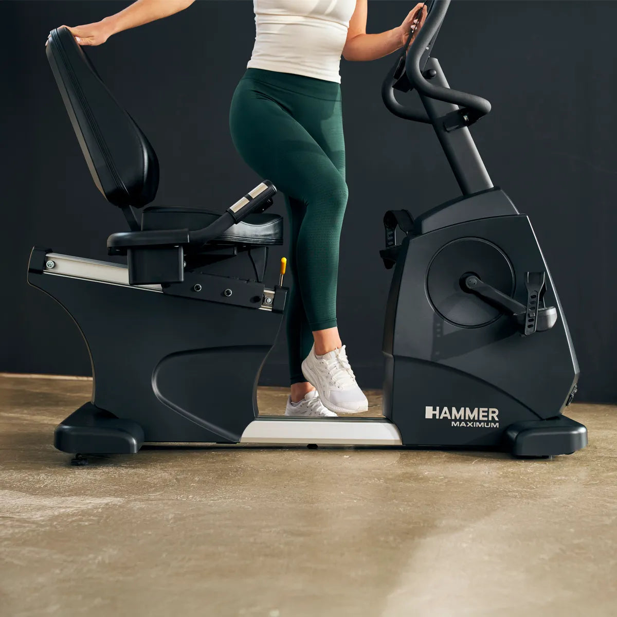 Recumbent bike HAMMER RB 8000