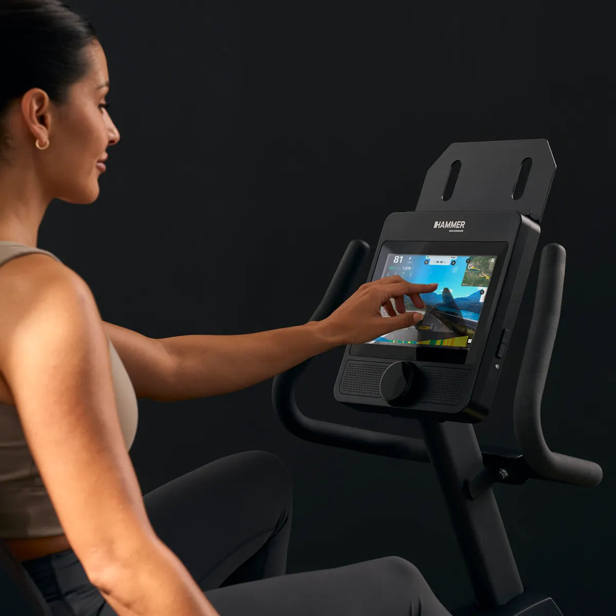 Recumbent bike HAMMER RB 8000