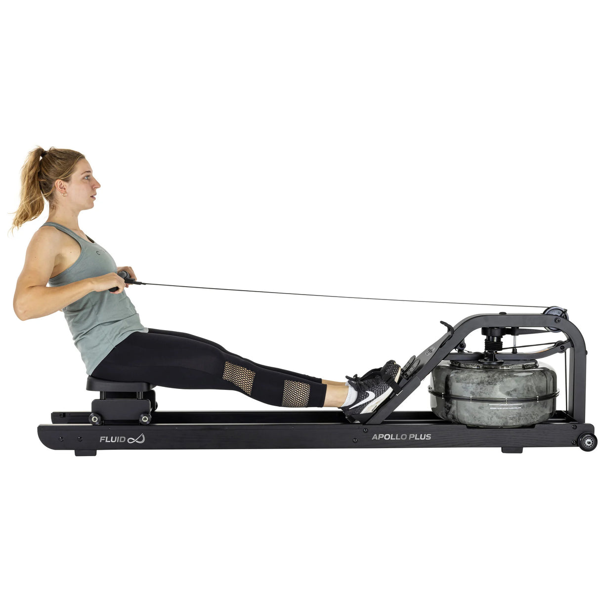 Roddmaskin TUNTURI Fluid Rower Apollo Plus, svart