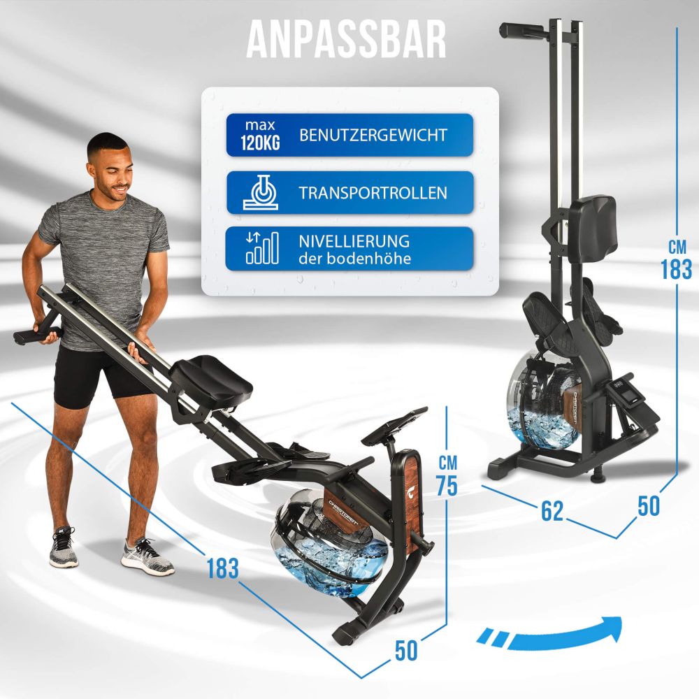 Rowing ergometer CHRISTOPEIT Garda