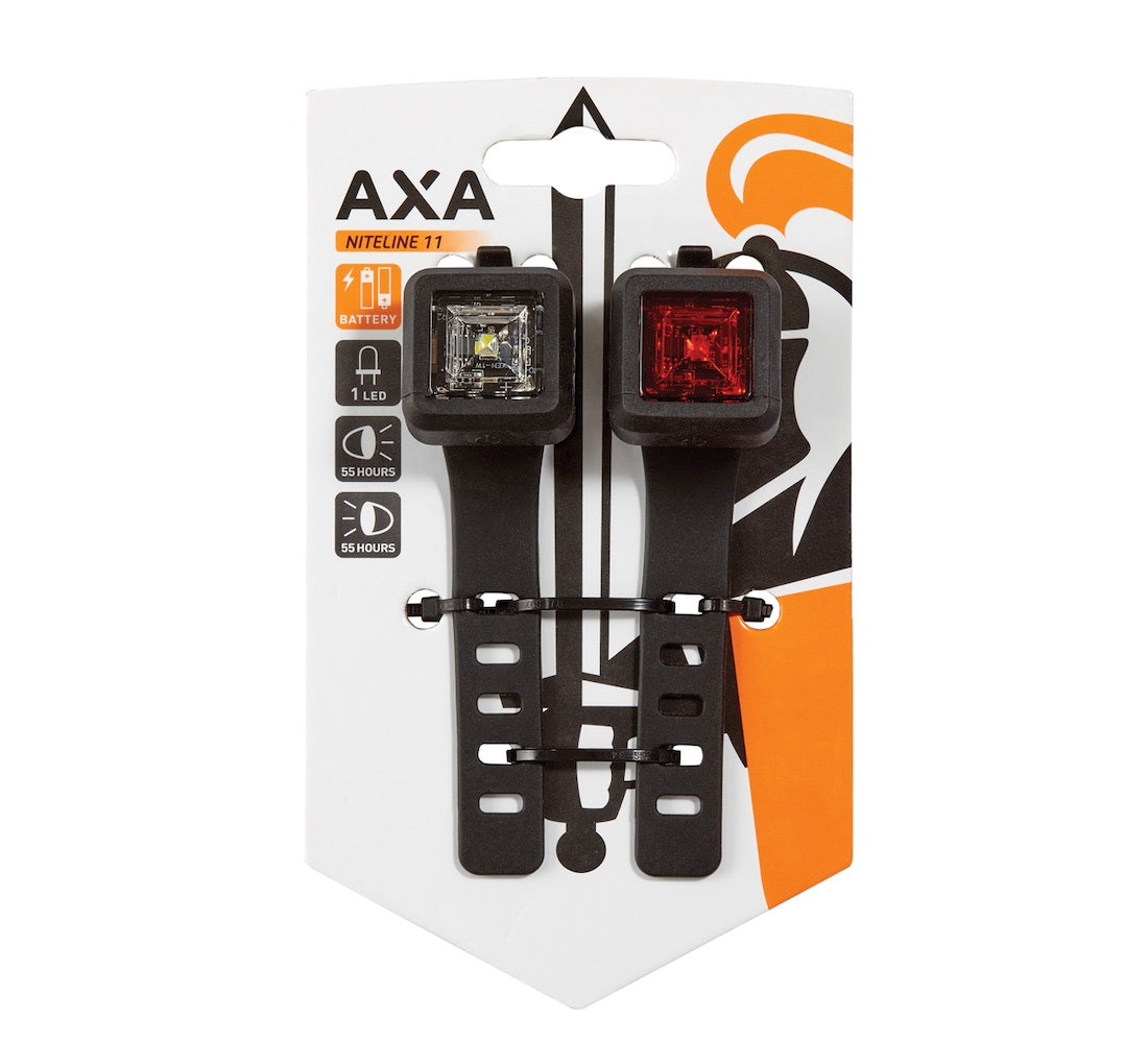 Set med cykellampor AXA Niteline 11