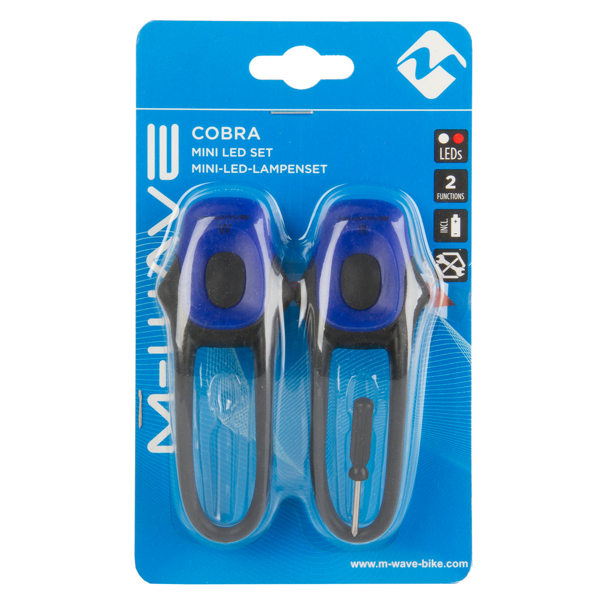 Ljussats M-Wave Cobra, olika färger