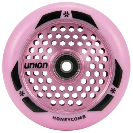 Hjul till sparkcykel UNION Honeycomb Pro Scooter Wheel 110mm, Rosa