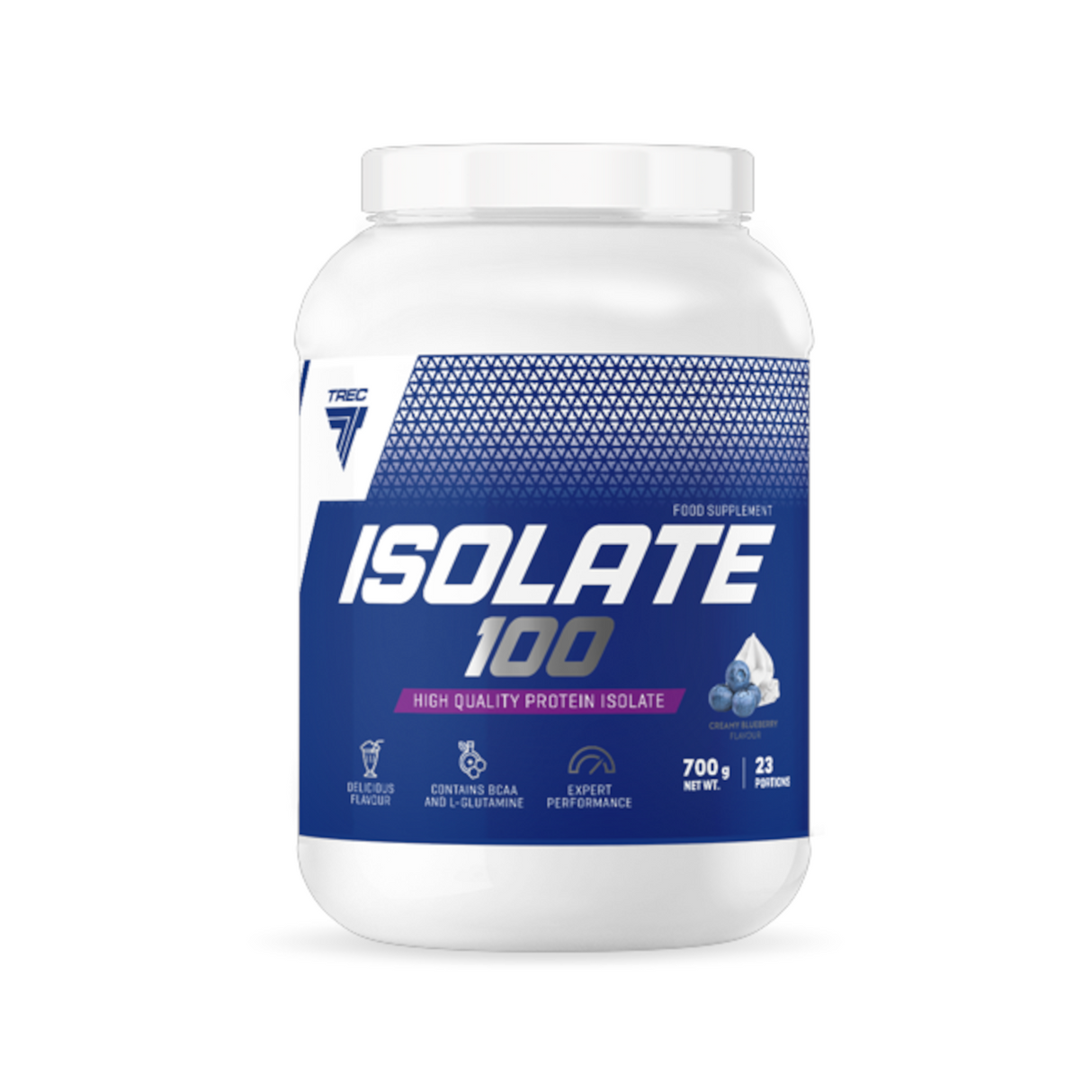 Proteinisolaat TREC Isolate 100 700g, Creamy-Blueberry
