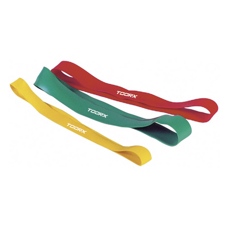 Gymnastikgummiband set TOORX Latex Bands Medium
