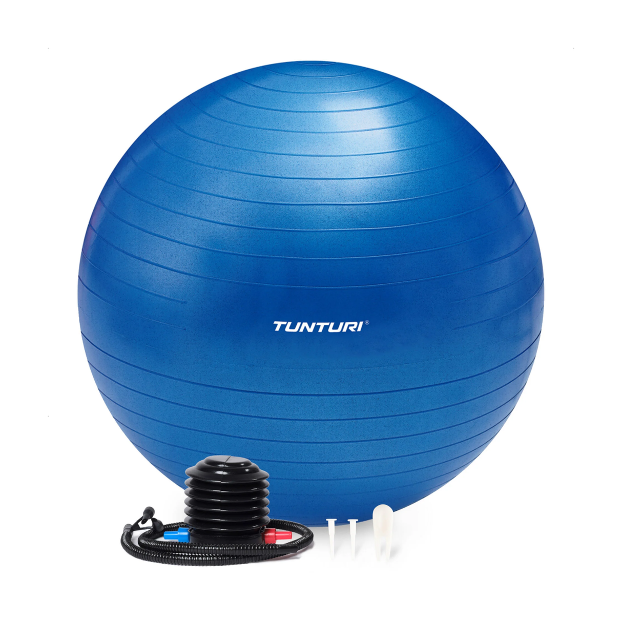 Gymnastikboll TUNTURI Gymball 90cm, Anti-Burst, Blå